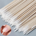 Pointed Precision Cotton Swabs for Nail Art and Makeup