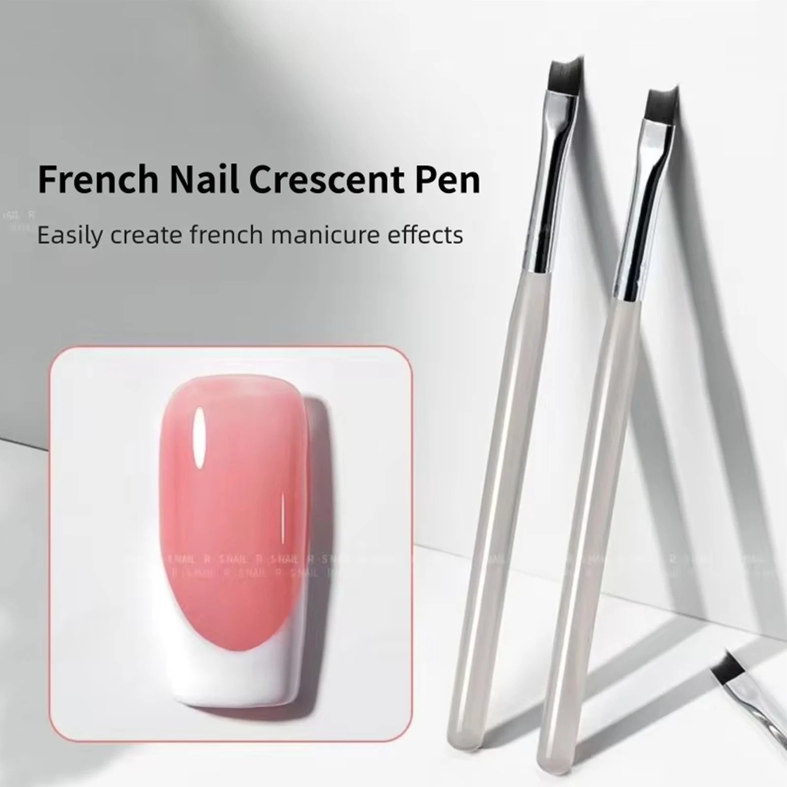 Professional French Tip Nail Art Brush for Perfect Manicures - 3