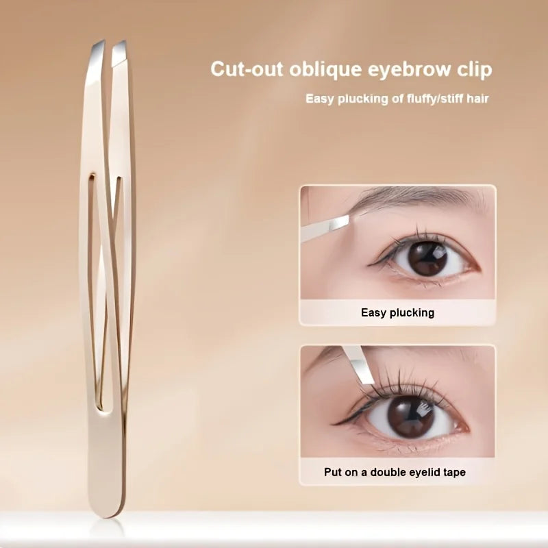 Professional Precision Beauty Tweezers for Grooming - 7