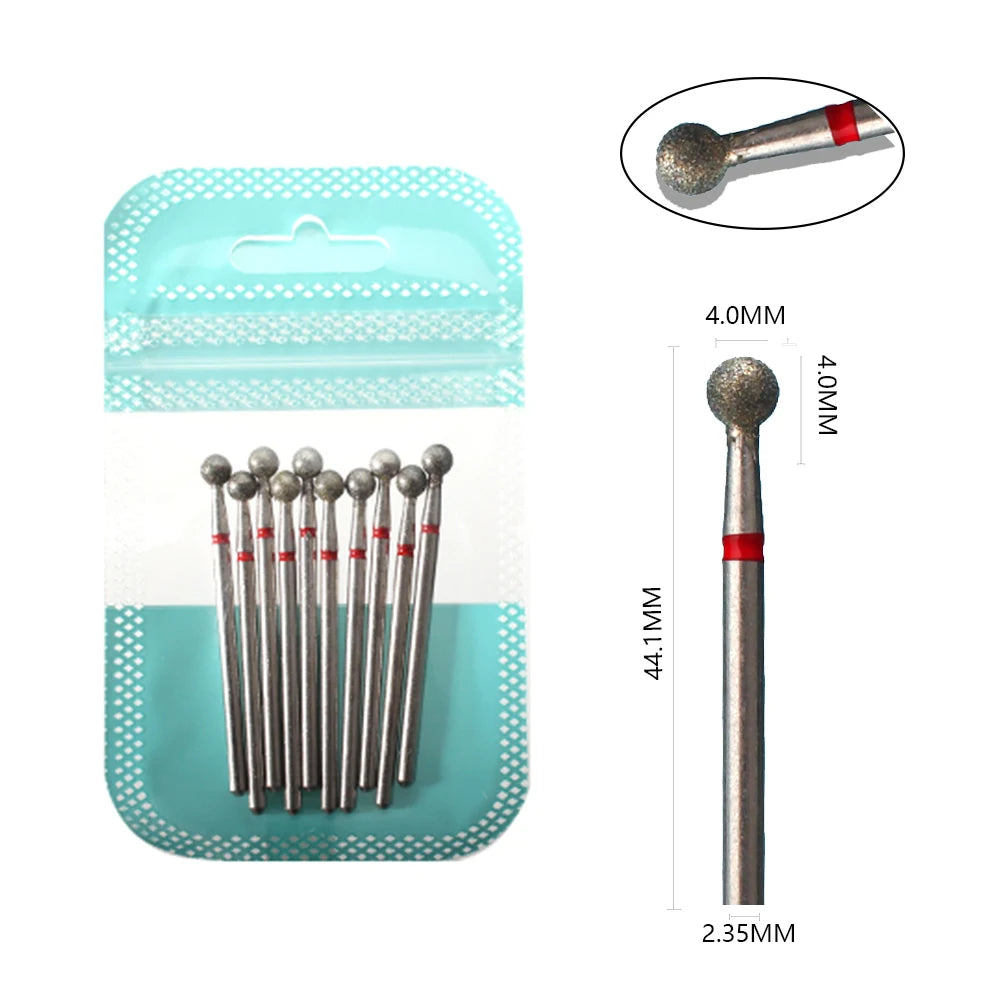 Diamond Drill Bit Set for Professional Nail Manicure - 10
