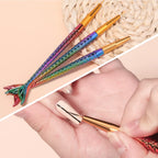Mermaid Professional Nail Art Brush Set for Manicure Design