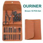 Professional Stainless Steel Manicure and Grooming Kit