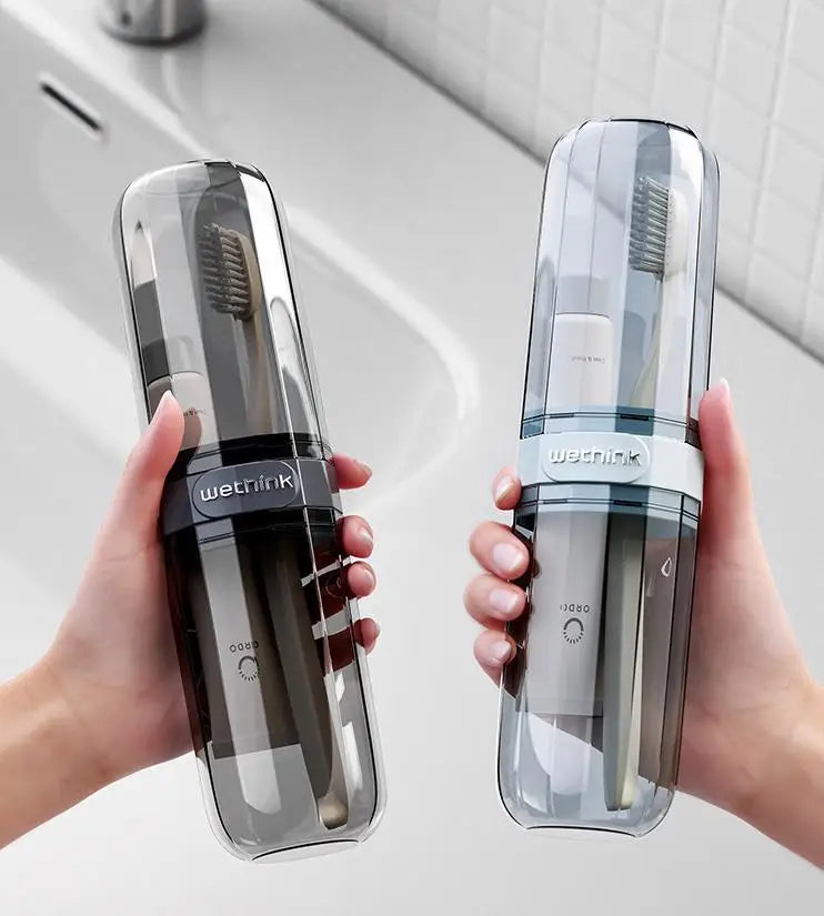 Portable Toothbrush and Toothpaste Travel Case