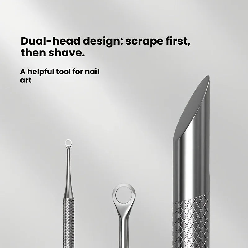 Professional Dual-Ended Cuticle and Nail Care Tool