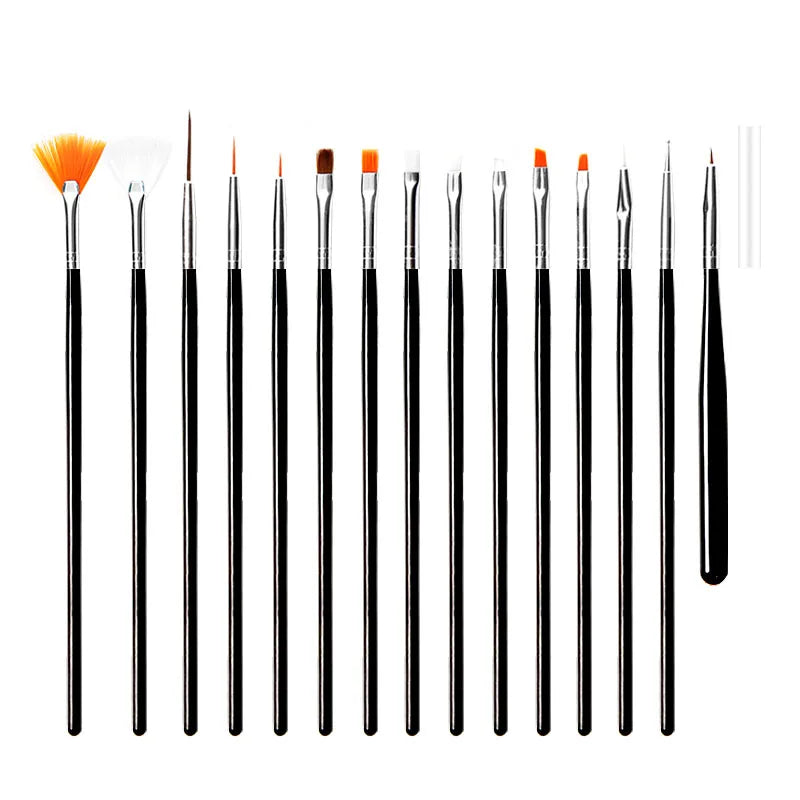 Professional Nail Art Brush Set for Manicure Designs