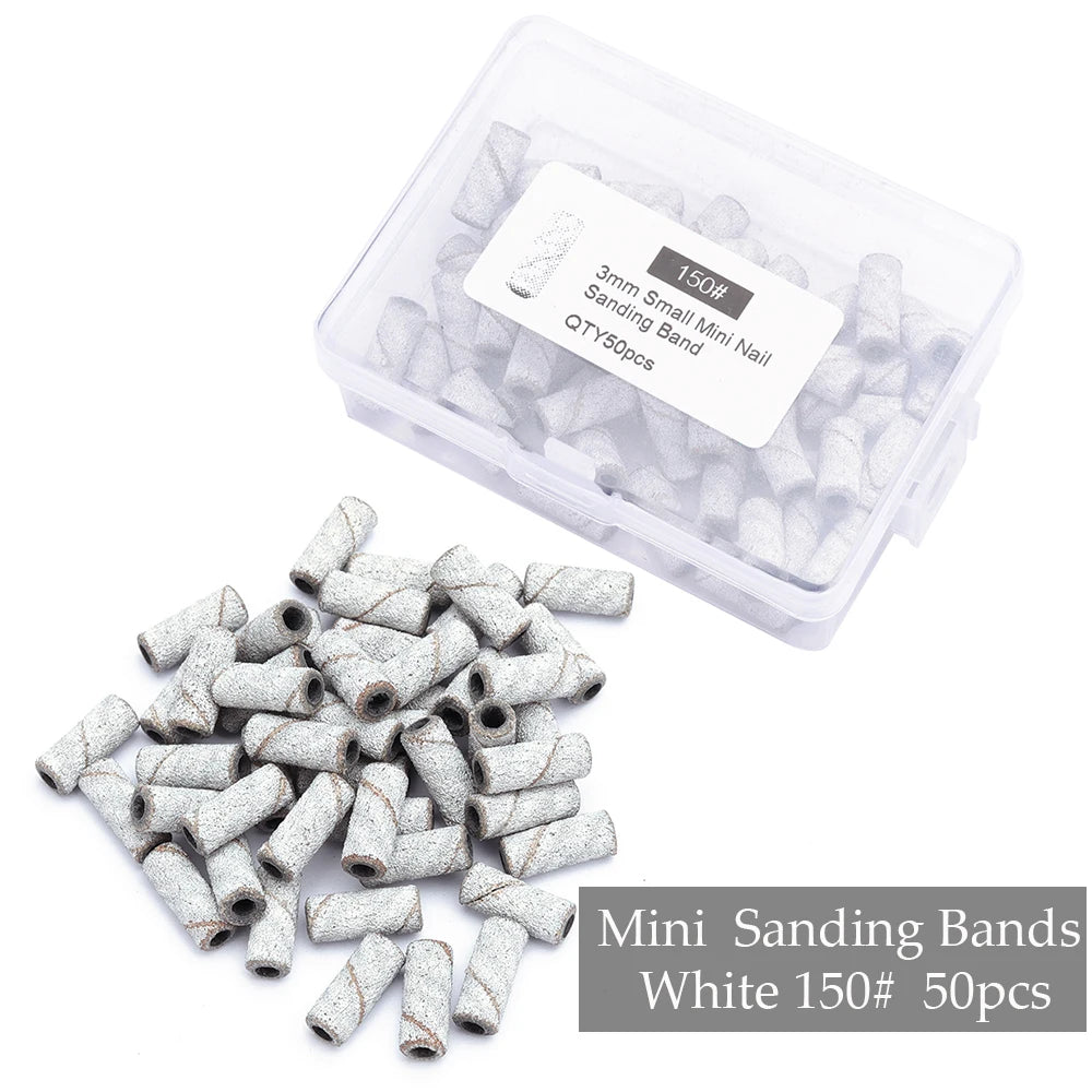 Professional Mini Nail Sanding Bands for Electric Drill - 24