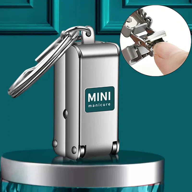Portable Stainless Steel Collapsible Nail Clipper