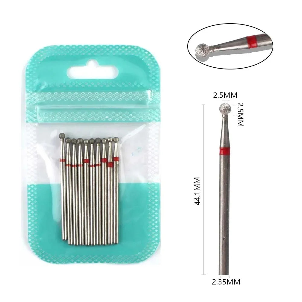 Diamond Drill Bit Set for Professional Nail Manicure