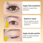 Precision Slanted Eyebrow Tweezers Set