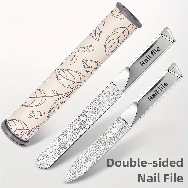Professional Stainless Steel Manicure Nail File - 3