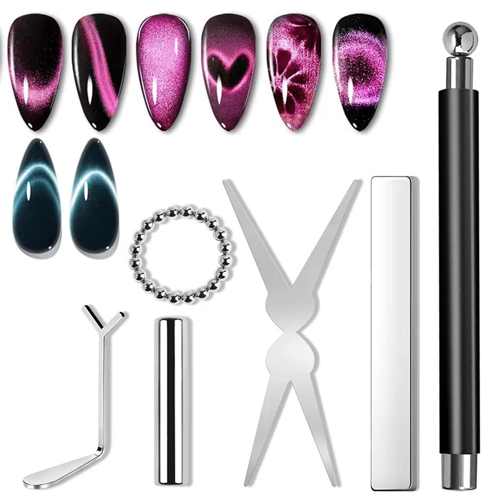 Professional Cat Eye Magnetic Nail Art Tool Set