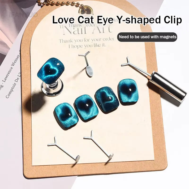 Magnetic Heart Shape Nail Art Tool for Cat Eye Polish - 9