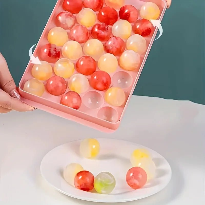 Round Ice Ball Maker Tray for Cocktails - 5