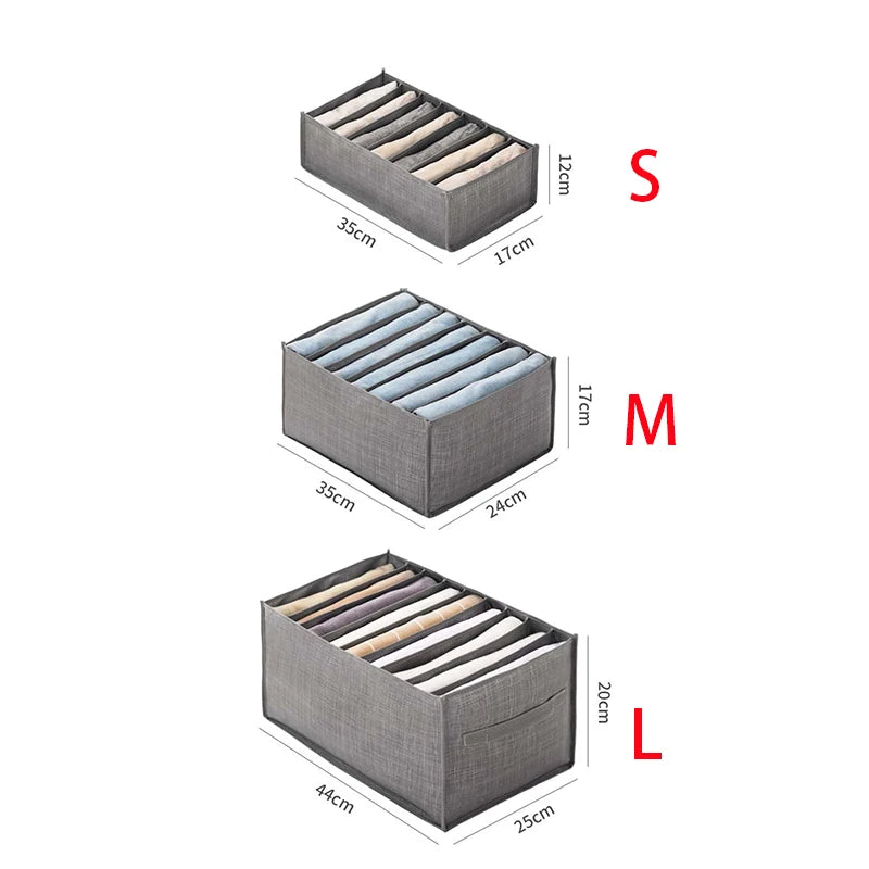 Foldable Wardrobe Drawer Organizer for Pants and Jeans - 15