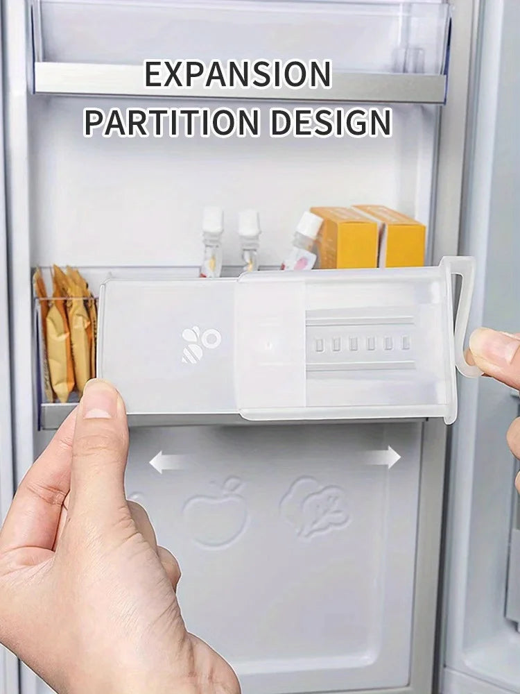Adjustable Refrigerator Shelf Organizer Dividers