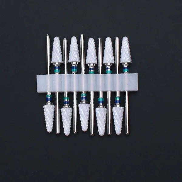 Ceramic Nail Drill Bit Set for Manicure and Pedicure