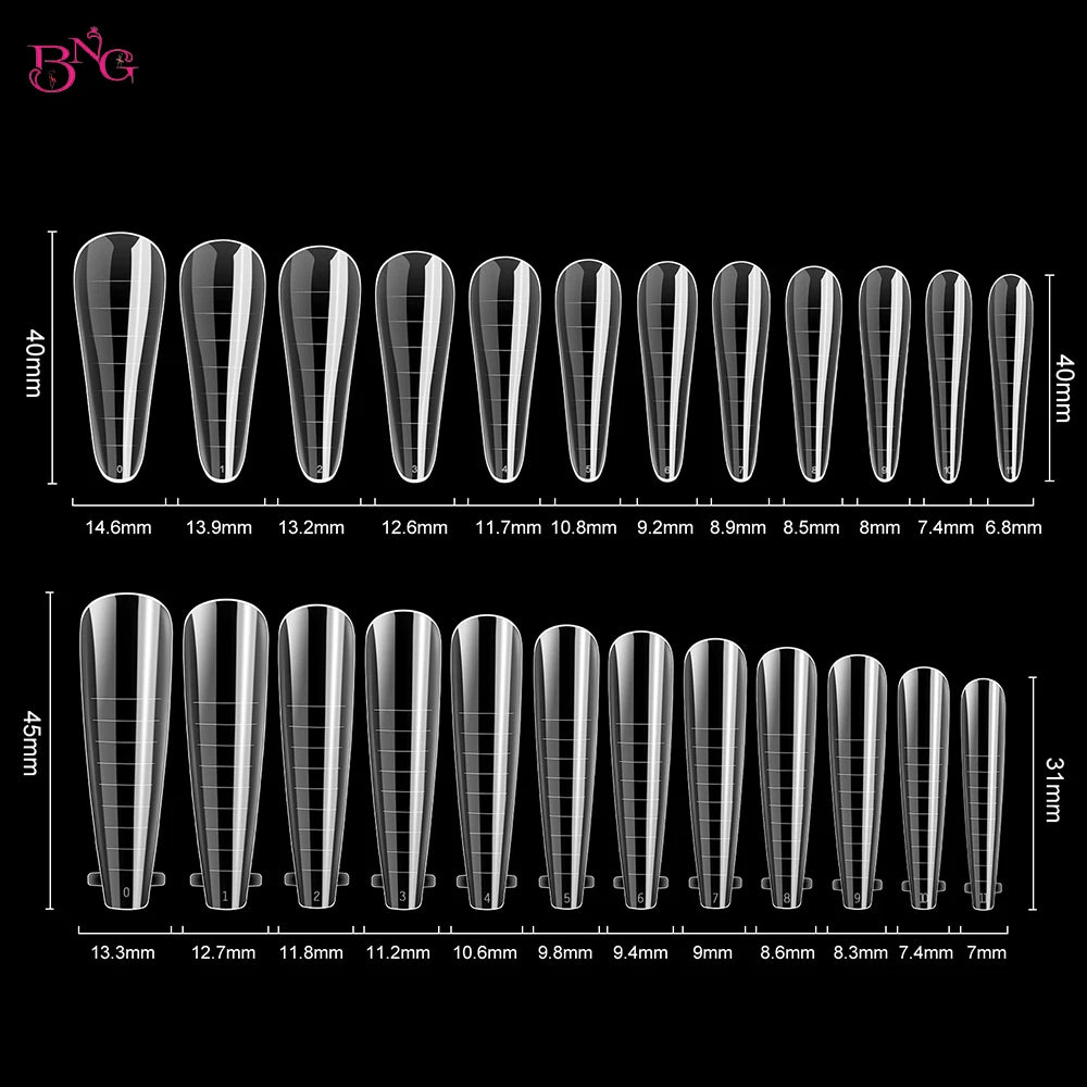 Dual Form Nail Extension Molds for Perfect Manicures