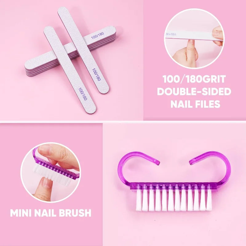 Professional Manicure and Pedicure Grooming Kit - 10