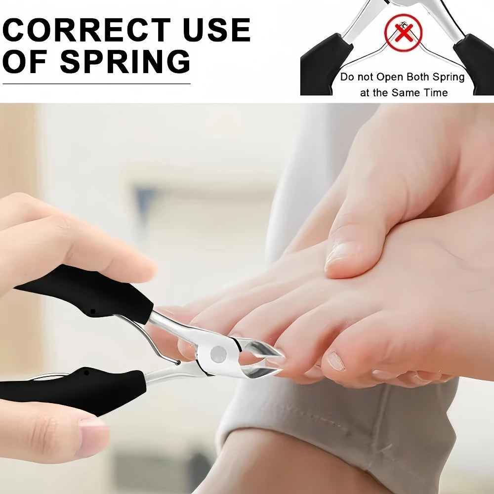 Heavy-Duty Stainless Steel Nail Trimmer for Thick Nails - 2