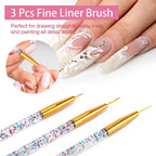 Professional Nail Art Brush and Dotting Tool Set