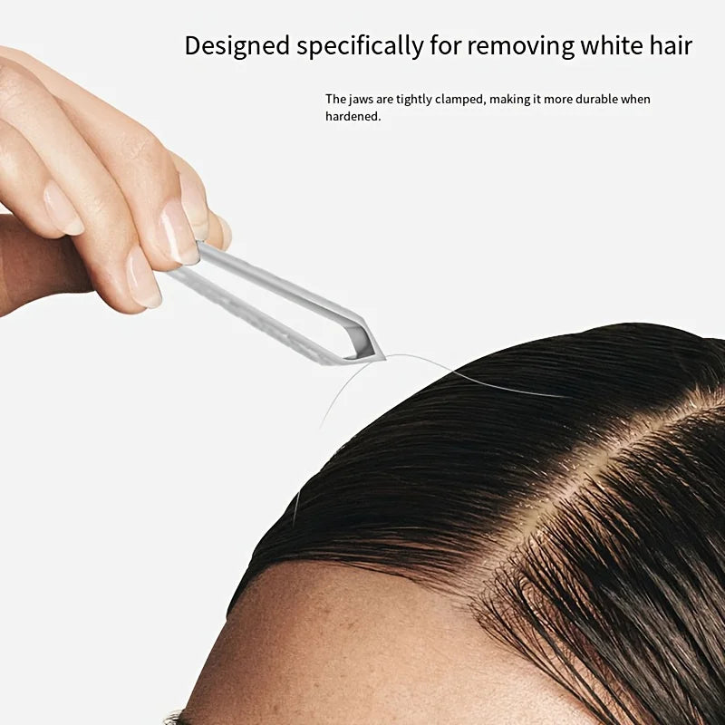 Professional Precision Flat Nose Hair Removal Tweezers