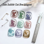 Rabbit Shape Cat Eye Nail Art Magnet Tool
