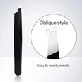 Precision Stainless Steel Eyebrow Tweezer Set