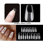Matte Soft Gel Full Cover Almond Nail Tips