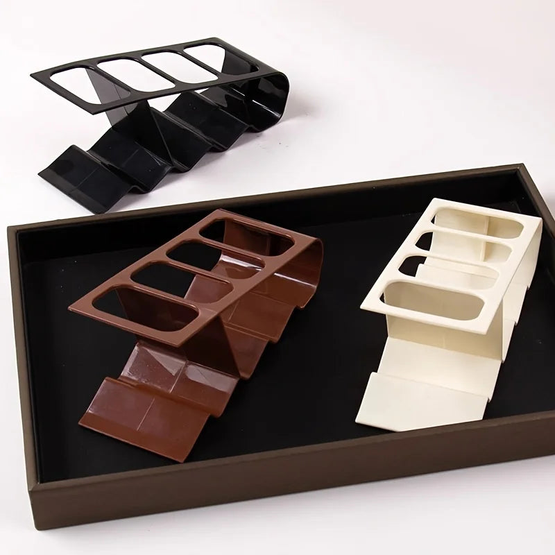 4-Slot Remote Control Organizer for Living Room