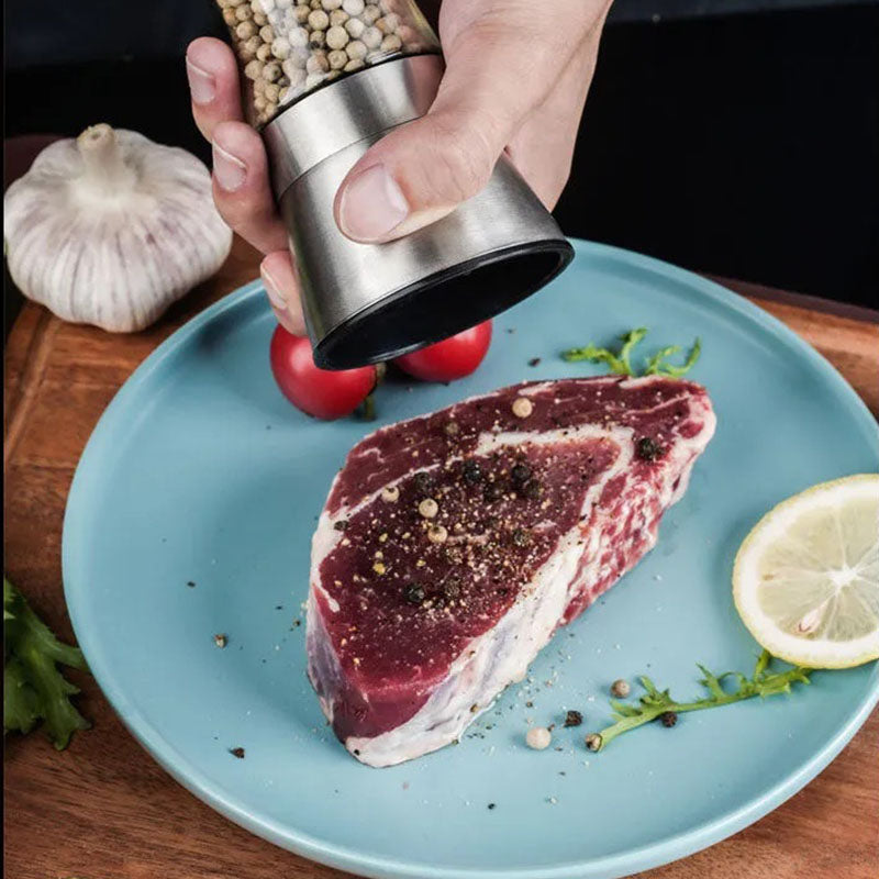Stainless Steel Adjustable Pepper and Salt Grinder
