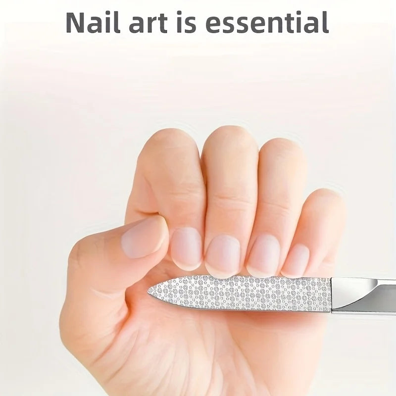 Professional Stainless Steel Manicure Nail File