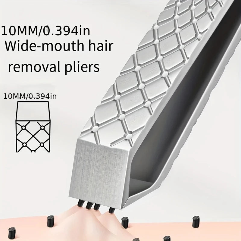 Professional Precision Flat Nose Hair Removal Tweezers