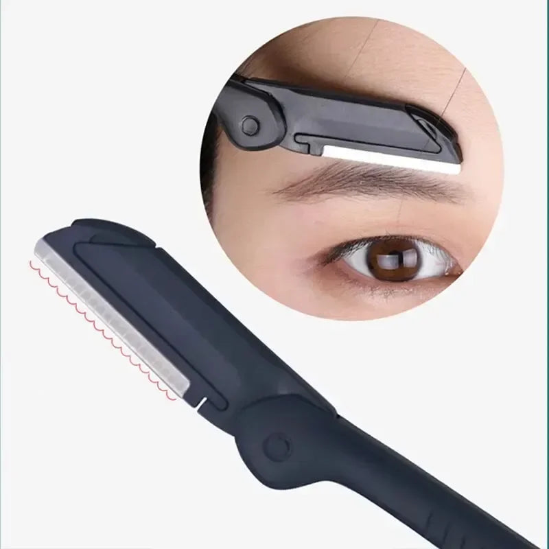 Professional Eyebrow Shaping Trimmer and Tweezer Set