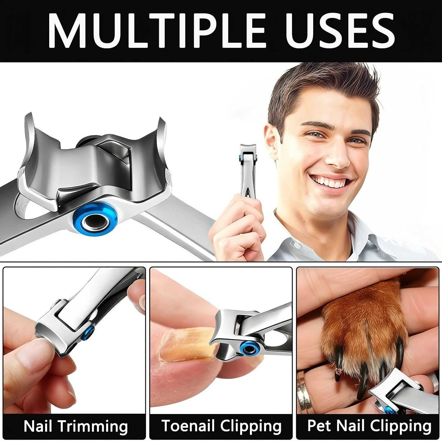Professional Stainless Steel Precision Nail Clipper - 5