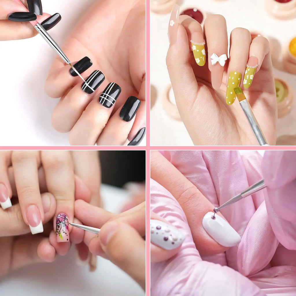 Professional Nail Art Brush Set for Manicure Design