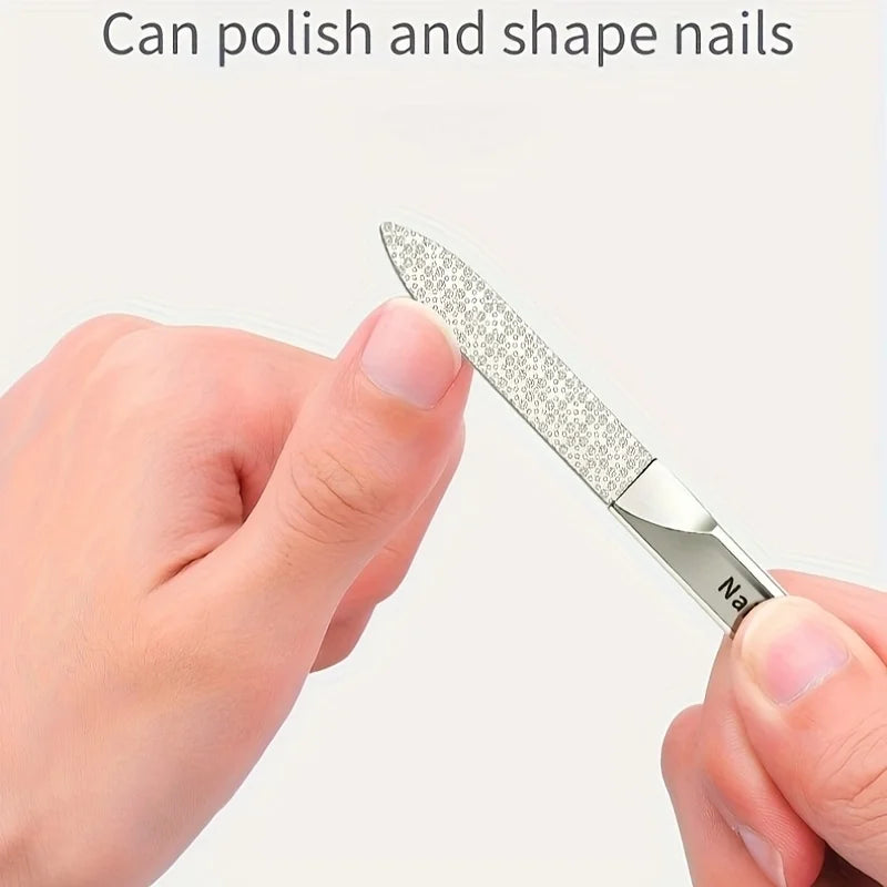 Professional Stainless Steel Manicure Nail File