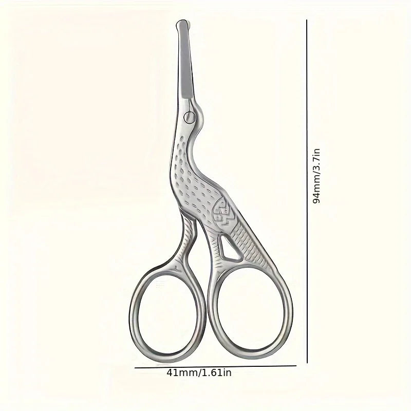 Safety Round-Tip Nose Hair Trimming Scissors