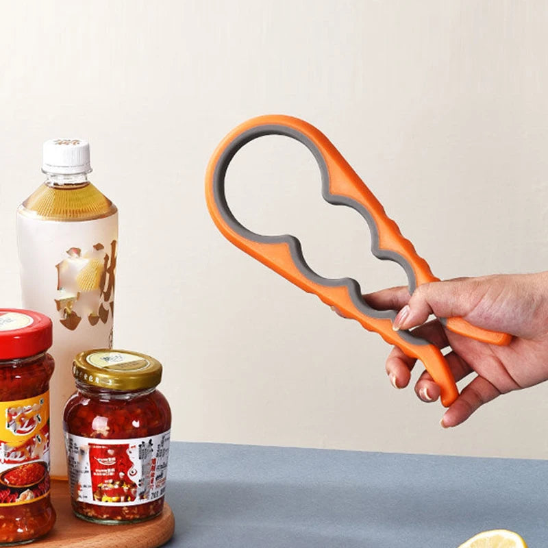 Multifunctional 4-in-1 Easy Grip Jar and Bottle Opener - 8