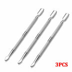 Professional Stainless Steel Cuticle Pusher and Gel Polish Remover