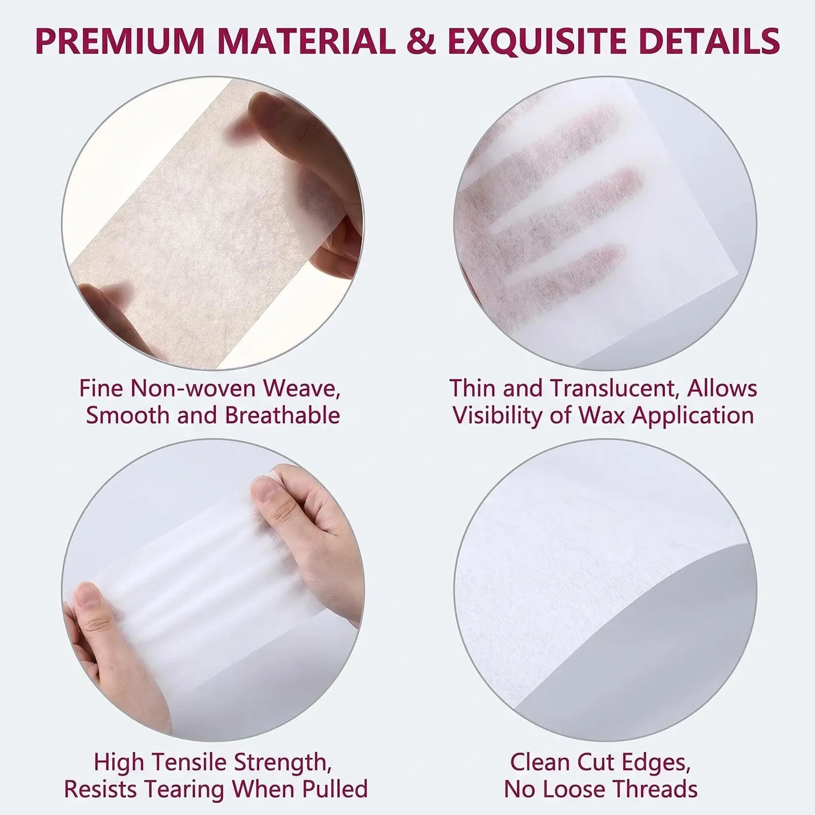 Professional Non-Woven Hair Removal Wax Strips