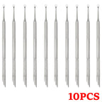 Double-Ended Stainless Steel Cuticle Pusher and Nail Cleaner