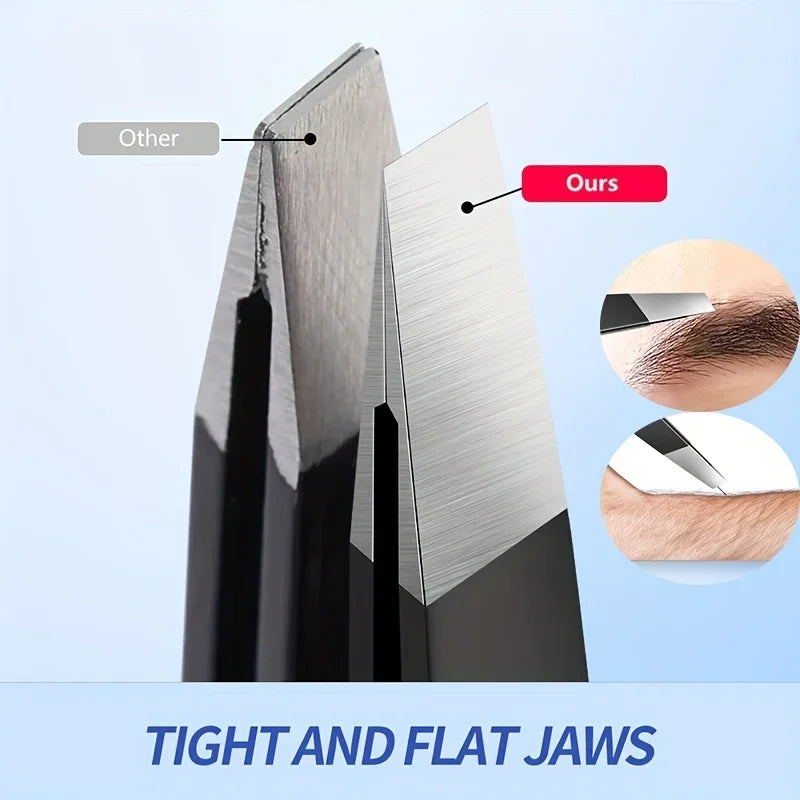 Precision Slant-Tip Eyebrow Tweezers