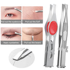 Illuminated LED Eyebrow Tweezer for Precision Grooming