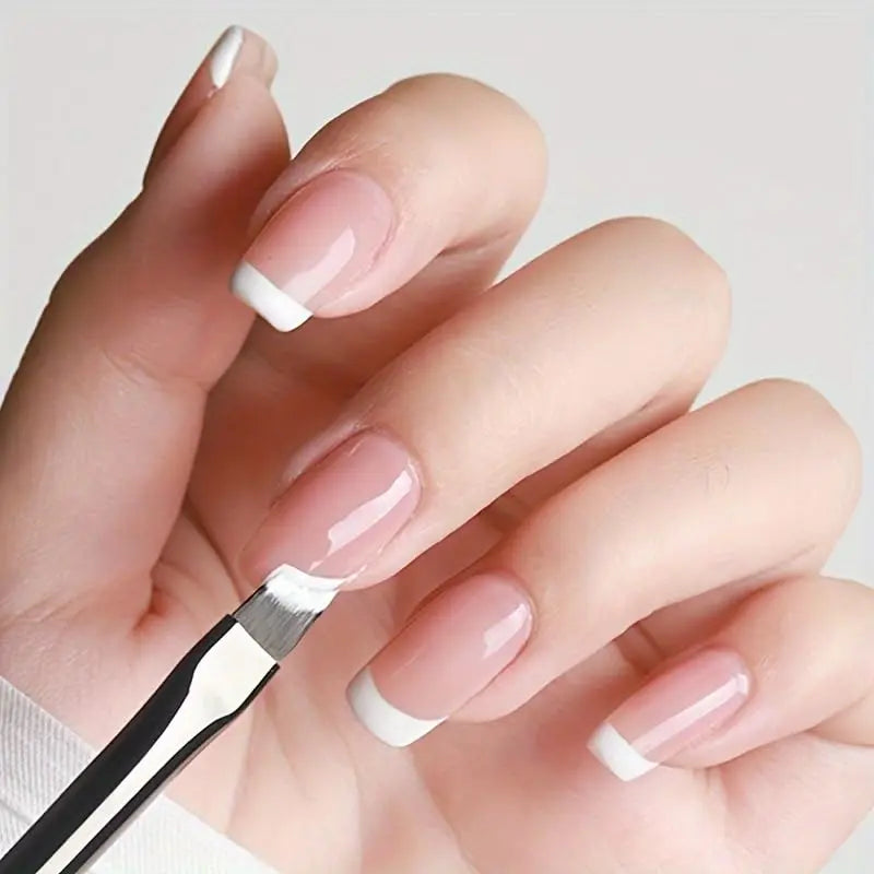 Professional French Tip Nail Art Brush for Perfect Manicures