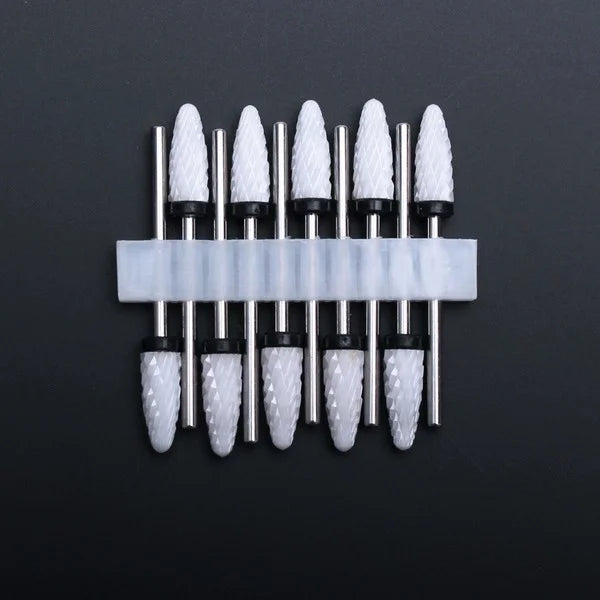 Ceramic Nail Drill Bit Set for Manicure and Pedicure
