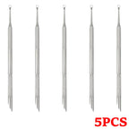 Double-Ended Stainless Steel Cuticle Pusher and Nail Cleaner