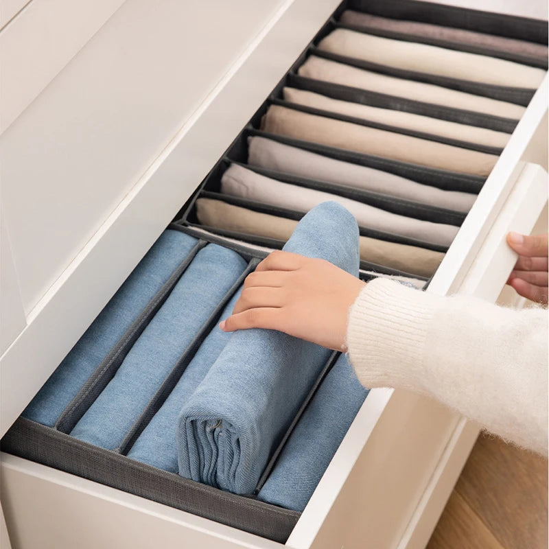 Foldable Wardrobe Drawer Organizer for Pants and Jeans