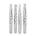 Professional Precision Eyebrow Tweezers Set