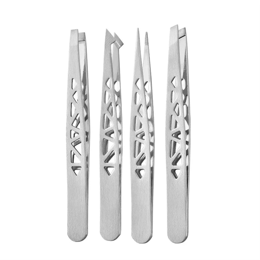 Professional Precision Eyebrow Tweezers Set