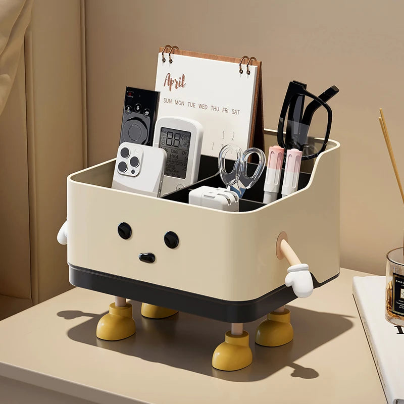 Multifunctional Desktop Organizer for Stationery and Cosmetics